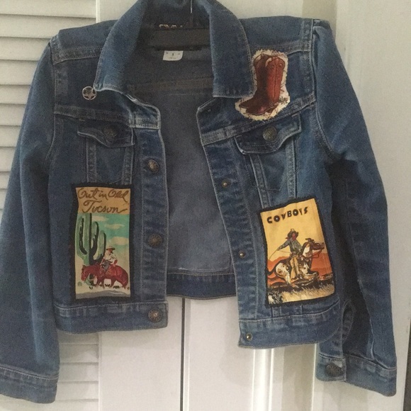 Cyndy Love youth 5 Cowboy Jean jacket - Picture 1 of 6